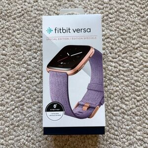 fitbit Versa Special Edition Smartwatch - Lavender and Rose Gold